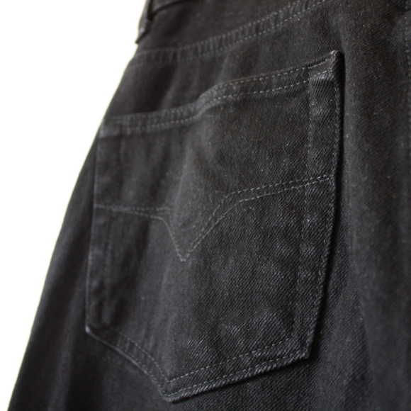 Vintage Versace Jeans Couture Black Denim Pants – High Waisted Designer Jeans, 9 - Picture 7 of 7